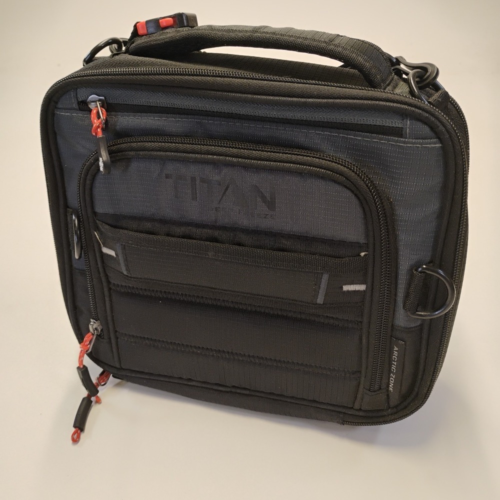 Arctic Zone Titan Deep Freeze Semi Rigid Expand. Lunch Box Hand/Shoulder Strap
